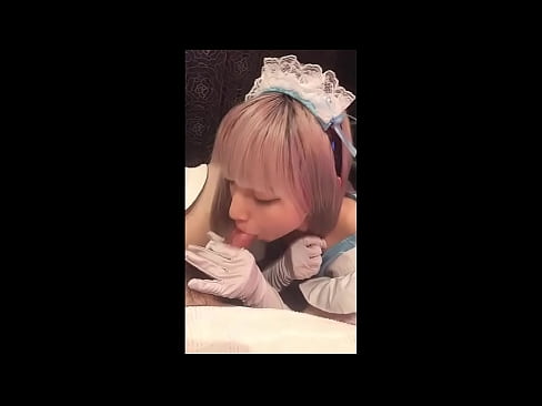 ❤️ Японский идол [mayuka], костюм французской горничной, часть 1, минет и дрочка с лосьоном Секс на нашем сайте sexera.ru ️❤